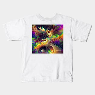 Psychedelic Fractal Kids T-Shirt